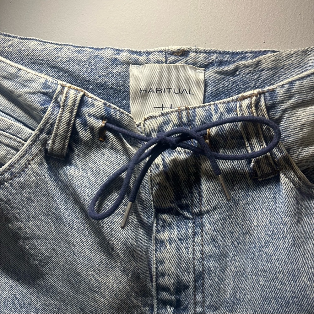 Habitual Blue Denim Jeans with Drawstring Waist